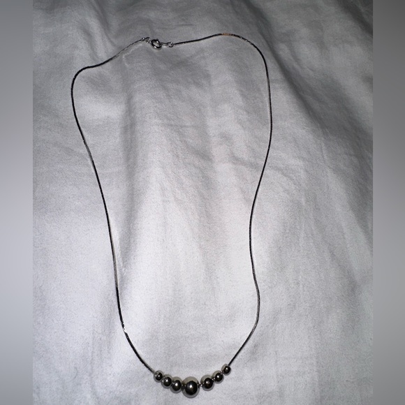 Jewelry - Stainless steel bead necklace